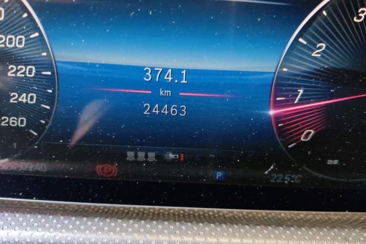 Used Mercedes-Benz CLA 2024 CLA 220 Odometer Close Up