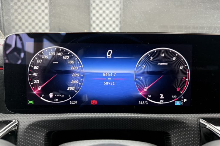Used Mercedes-Benz CLA 2024 CLA 200 Odometer Close Up