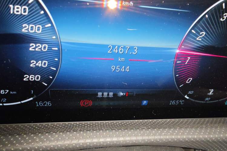 Used Mercedes-Benz CLA 2024 CLA 200 Odometer Close Up