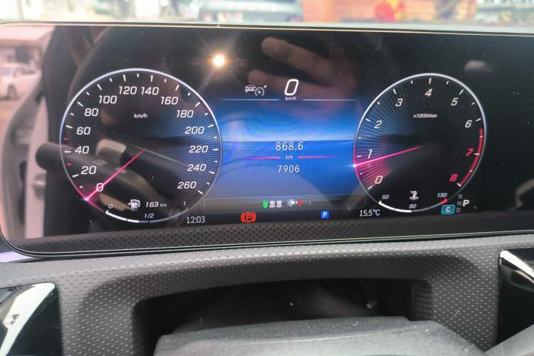 Used Mercedes-Benz CLA 2025 CLA 200 Odometer Close Up