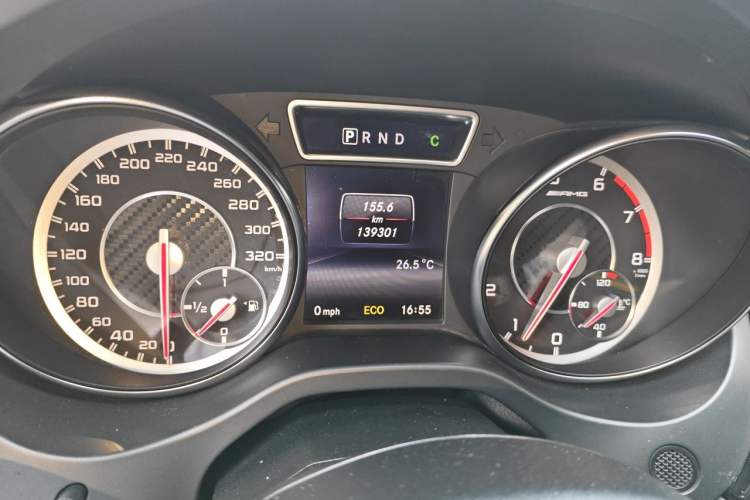 Used Mercedes-Benz CLA AMG 2014 AMG CLA 45 4MATIC Odometer Close Up