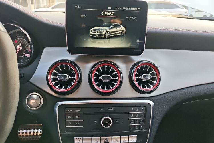 Used Mercedes-Benz CLA AMG 2015 AMG CLA 45 4MATIC Audio And AC Panel