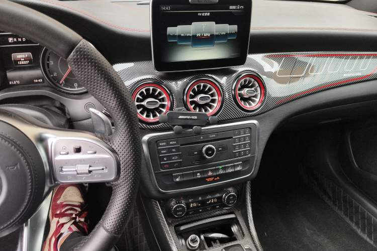 Used Mercedes-Benz CLA AMG 2015 AMG CLA 45 4MATIC Audio And AC Panel