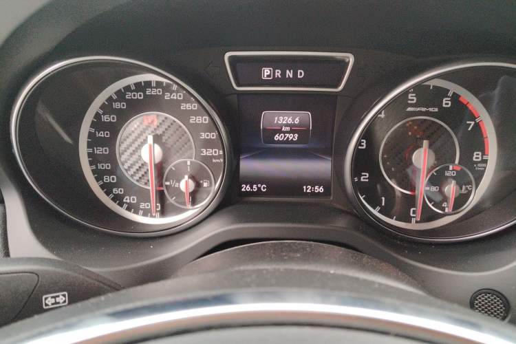 Used Mercedes-Benz CLA AMG 2015 AMG CLA 45 4MATIC Odometer Close Up
