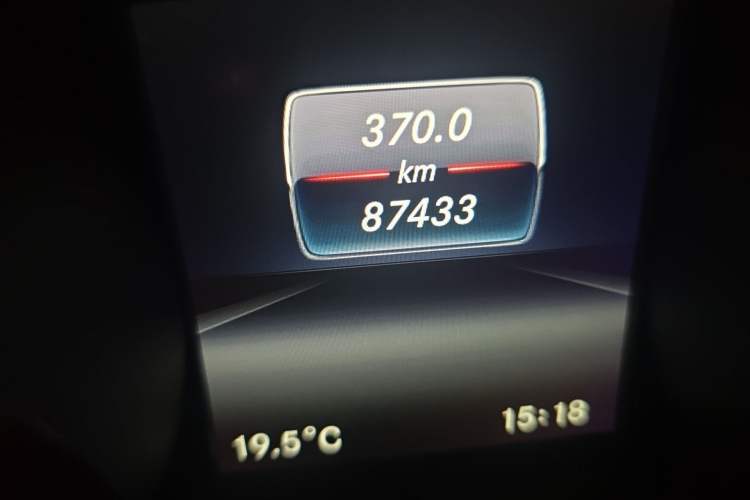 Used Mercedes-Benz CLA AMG 2016 AMG CLA 45 4MATIC Odometer Close Up