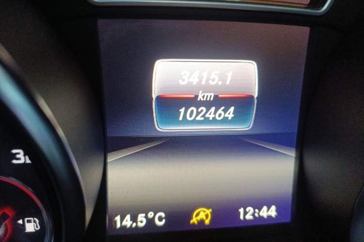 Used Mercedes-Benz CLA AMG 2016 AMG CLA 45 4MATIC Odometer Close Up