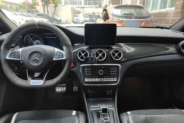 Used Mercedes-Benz CLA AMG 2017 AMG CLA 45 4MATIC Midnight Thunder Limited Edition Center Console
