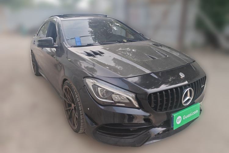 Used Mercedes-Benz CLA AMG 2017 Facelift AMG CLA 45 4MATIC Front Right 45 Deg