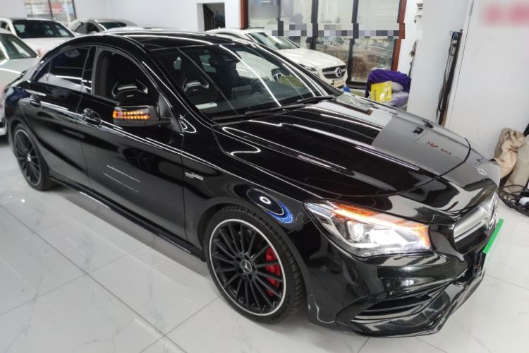 Used Mercedes-Benz CLA AMG 2017 Facelift AMG CLA 45 4MATIC Front Right 45 Deg