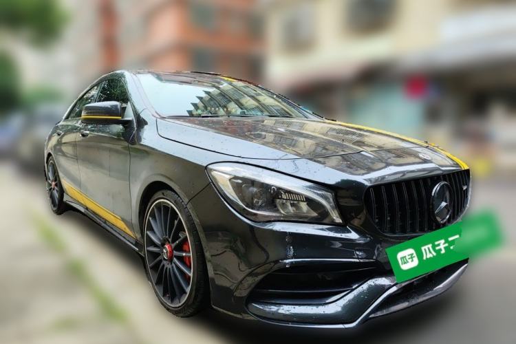 Used Mercedes-Benz CLA AMG 2017 Facelift AMG CLA 45 4MATIC Front Right 45 Deg