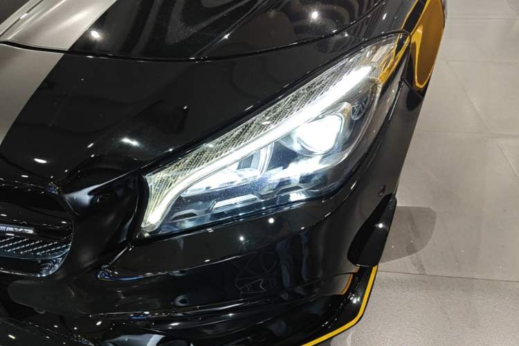 Used Mercedes-Benz CLA AMG 2017 AMG CLA 45 4MATIC Midnight Thunder Limited Edition Left Front Headlight