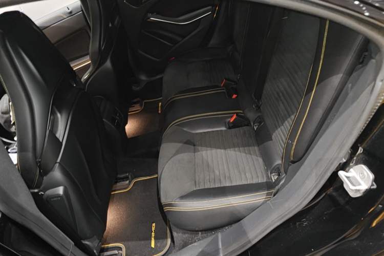 Used Mercedes-Benz CLA AMG 2017 AMG CLA 45 4MATIC Midnight Thunder Limited Edition Left Rear Seat