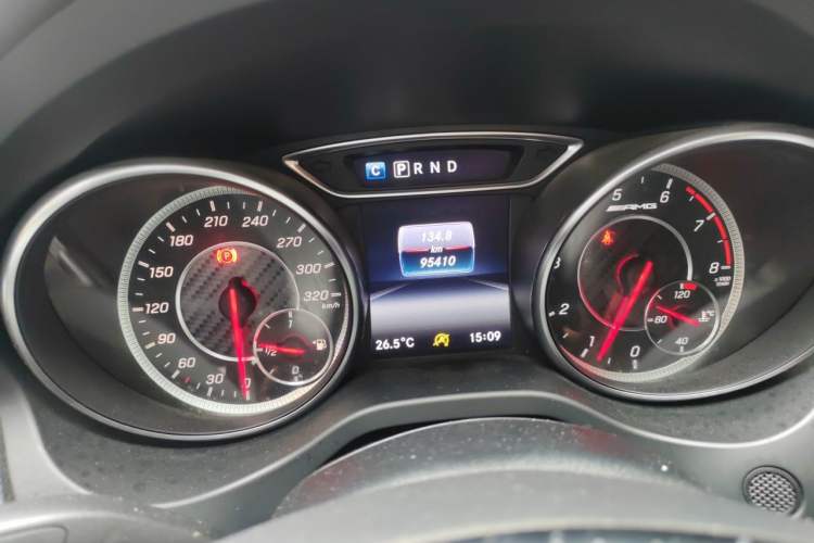 Used Mercedes-Benz CLA AMG 2017 Facelift AMG CLA 45 4MATIC Odometer Close Up