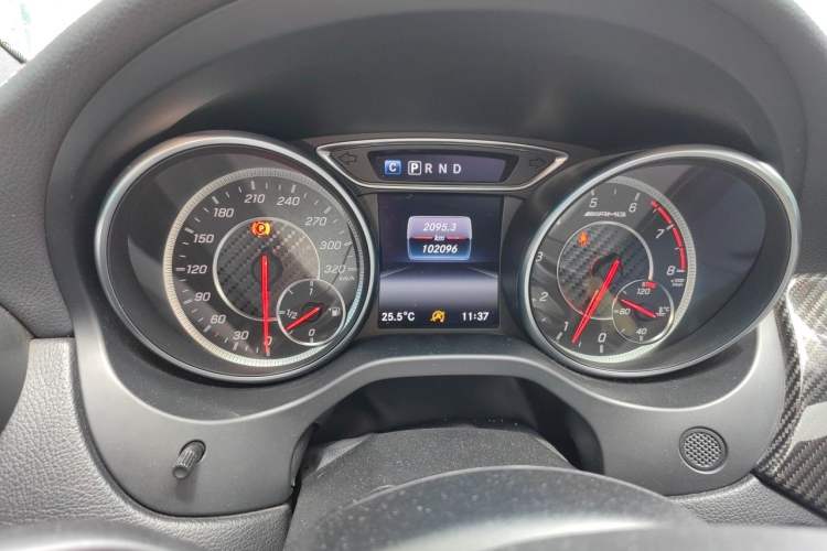Used Mercedes-Benz CLA AMG 2017 Facelift AMG CLA 45 4MATIC Odometer Close Up