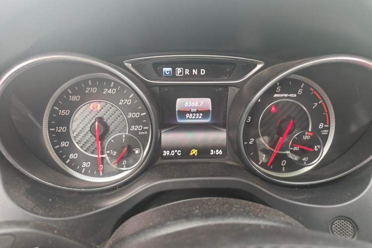 Used Mercedes-Benz CLA AMG 2017 Facelift AMG CLA 45 4MATIC Odometer Close Up