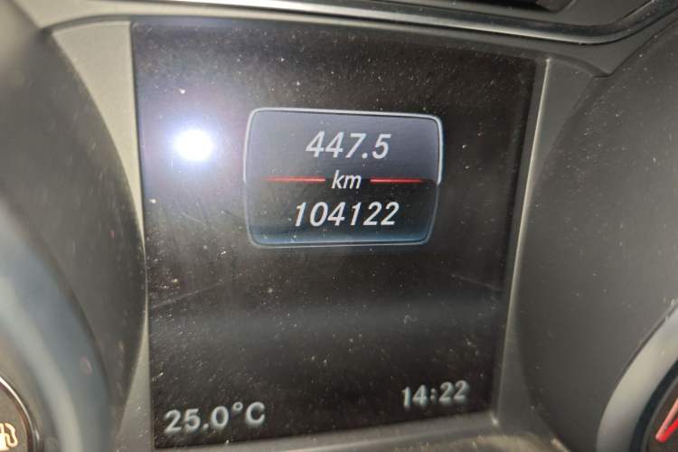 Used Mercedes-Benz CLA AMG 2017 AMG CLA 45 4MATIC Odometer Close Up