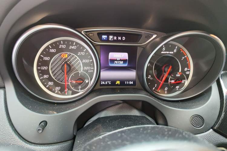 Used Mercedes-Benz CLA AMG 2017 Facelift AMG CLA 45 4MATIC Odometer Close Up