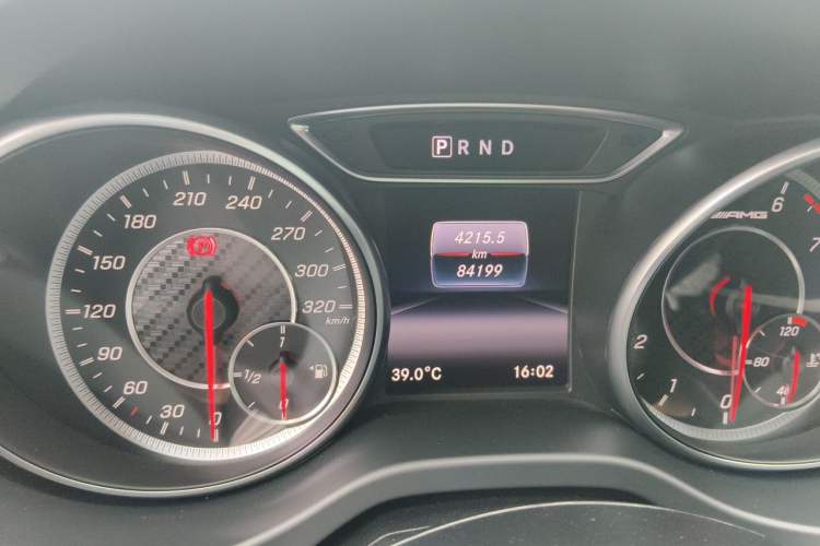 Used Mercedes-Benz CLA AMG 2017 Facelift AMG CLA 45 4MATIC Odometer Close Up