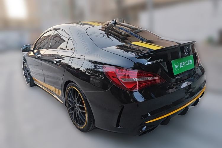 Used Mercedes-Benz CLA AMG 2017 Facelift AMG CLA 45 4MATIC Rear Left 45 Deg