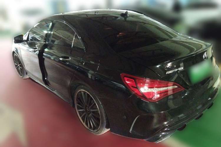 Used Mercedes-Benz CLA AMG 2017 Facelift AMG CLA 45 4MATIC Rear Left 45 Deg