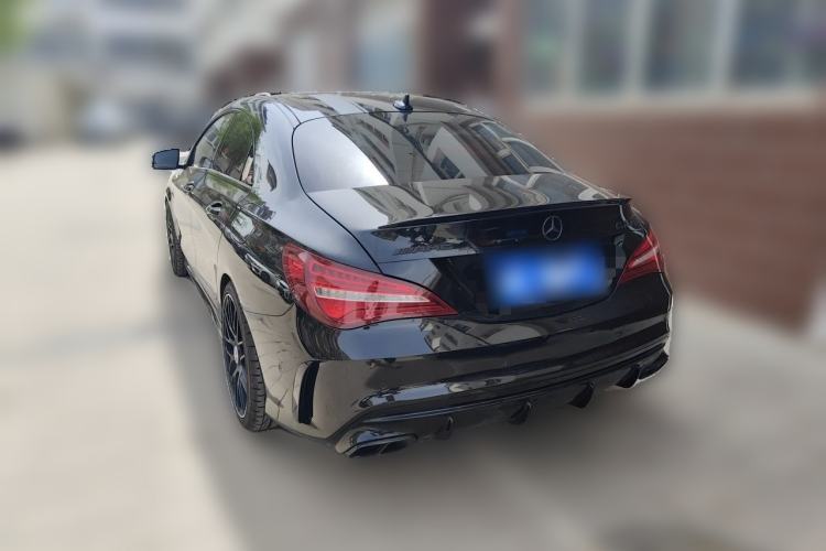Used Mercedes-Benz CLA AMG 2017 AMG CLA 45 4MATIC Midnight Thunder Limited Edition Rear Left 45 Deg
