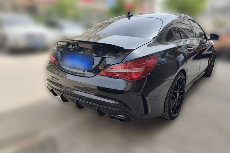 Used Mercedes-Benz CLA AMG 2017 AMG CLA 45 4MATIC Midnight Thunder Limited Edition Rear Right 45 Deg
