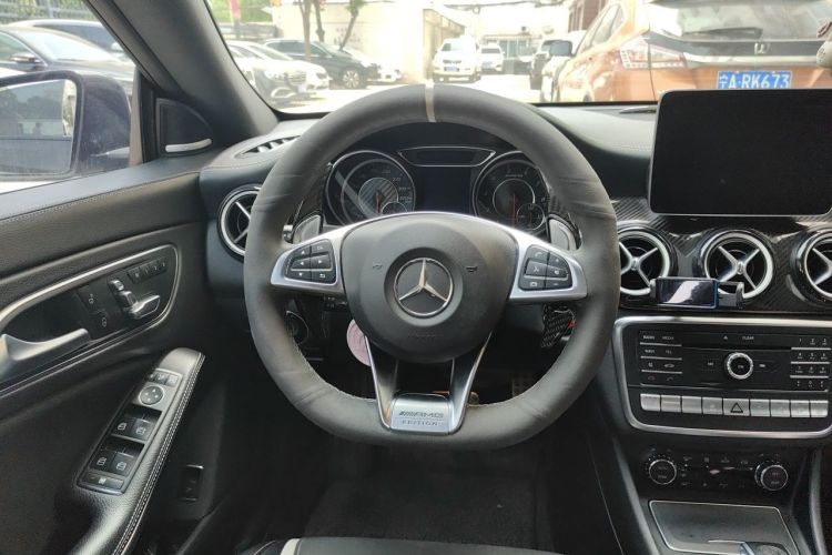 Used Mercedes-Benz CLA AMG 2017 AMG CLA 45 4MATIC Midnight Thunder Limited Edition Steering Wheel