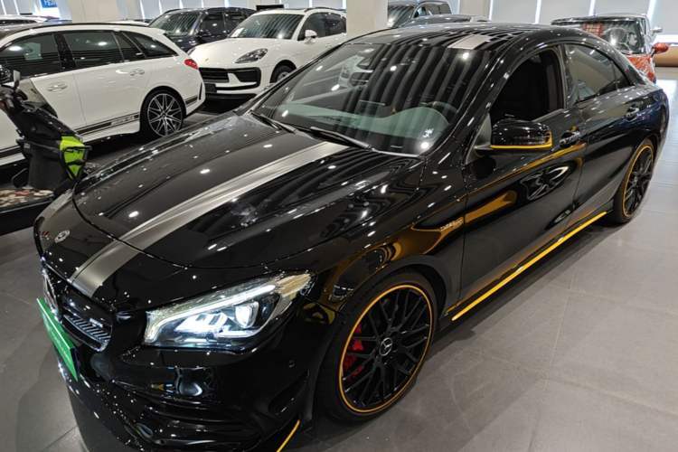 Used Mercedes-Benz CLA AMG 2017 AMG CLA 45 4MATIC Midnight Thunder Limited Edition Guazi used car, China used car export, Used car for sale, Used Mercedes-Benz cars, Cheapest cars for sale