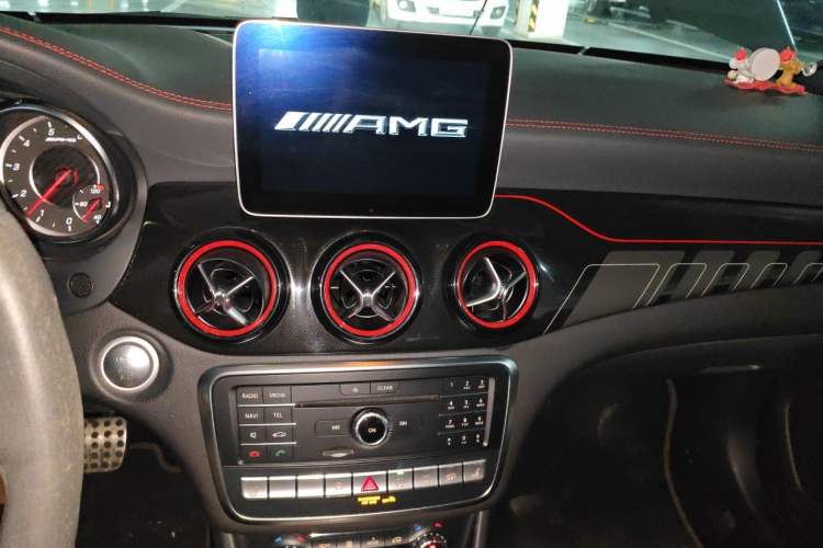 Used Mercedes-Benz CLA AMG 2017 Facelift AMG CLA 45 4MATIC Audio And AC Panel