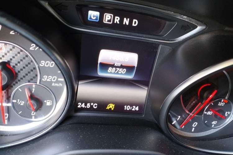 Used Mercedes-Benz CLA AMG 2017 Facelift AMG CLA 45 4MATIC Odometer Close Up