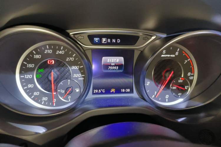 Used Mercedes-Benz CLA AMG 2017 Facelift AMG CLA 45 4MATIC Odometer Close Up