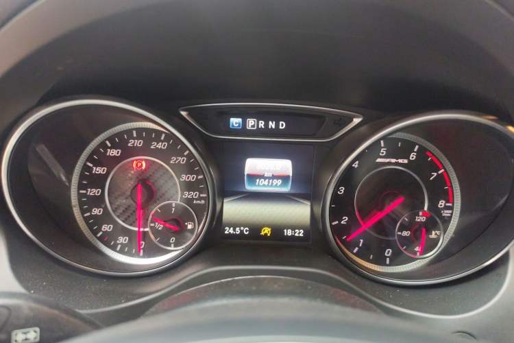Used Mercedes-Benz CLA AMG 2017 Facelift AMG CLA 45 4MATIC Odometer Close Up