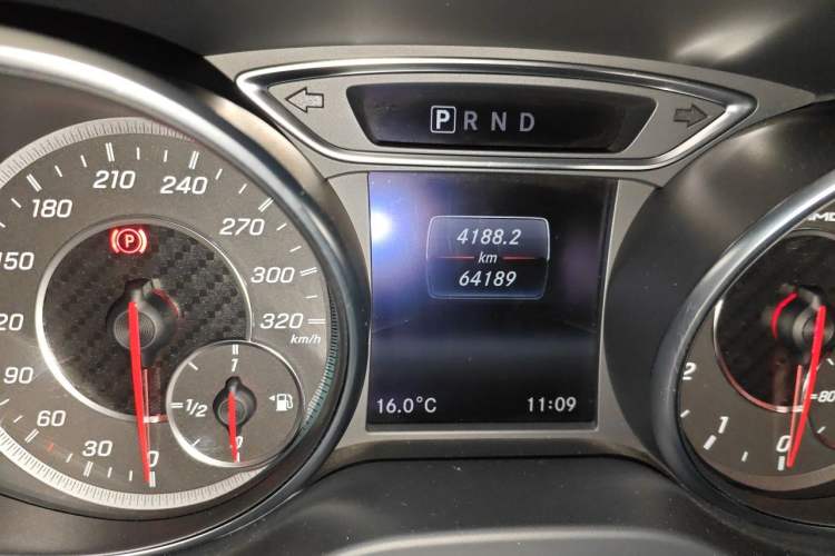 Used Mercedes-Benz CLA AMG 2017 Facelift AMG CLA 45 4MATIC Odometer Close Up