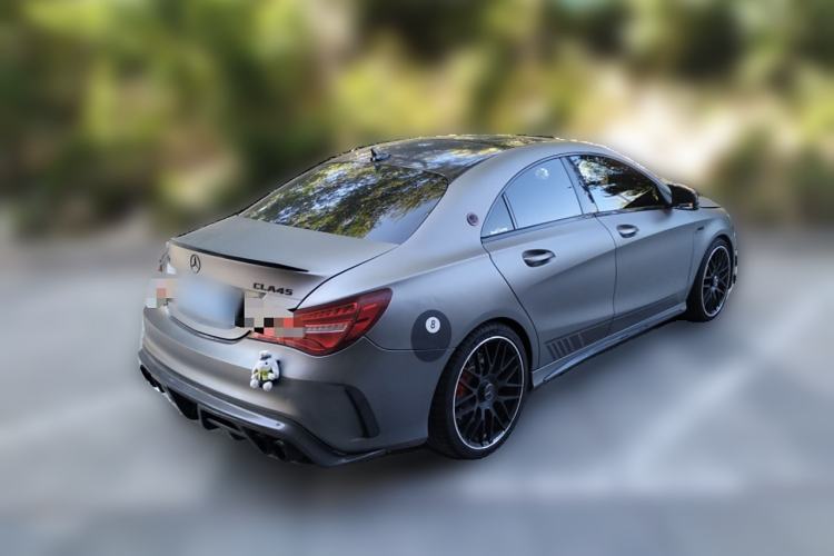 Used Mercedes-Benz CLA AMG 2017 Facelift AMG CLA 45 4MATIC Rear Right 45 Deg