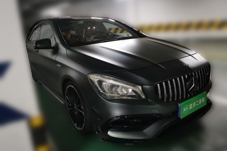 Used Mercedes-Benz CLA AMG 2017 AMG CLA 45 4MATIC Front Right 45 Deg