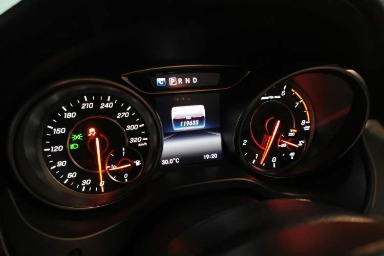 Used Mercedes-Benz CLA AMG 2017 AMG CLA 45 4MATIC Odometer Close Up