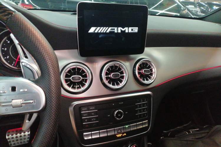 Used Mercedes-Benz CLA AMG 2017 Facelift AMG CLA 45 4MATIC Audio And AC Panel