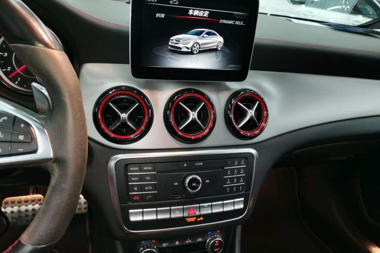 Used Mercedes-Benz CLA AMG 2017 AMG CLA 45 4MATIC Audio And AC Panel