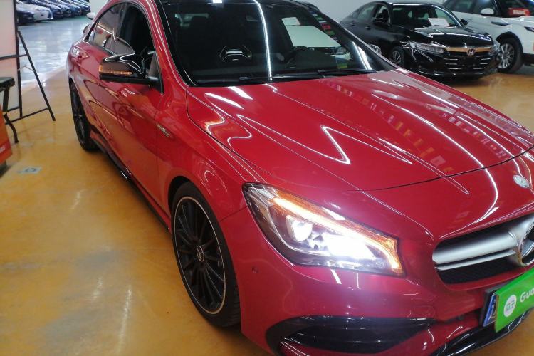 Used Mercedes-Benz CLA AMG 2017 Facelift AMG CLA 45 4MATIC Front Right 45 Deg