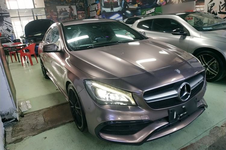 Used Mercedes-Benz CLA AMG 2017 AMG CLA 45 4MATIC Front Right 45 Deg