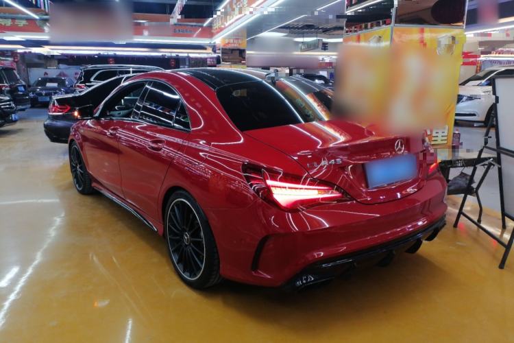 Used Mercedes-Benz CLA AMG 2017 Facelift AMG CLA 45 4MATIC Rear Left 45 Deg