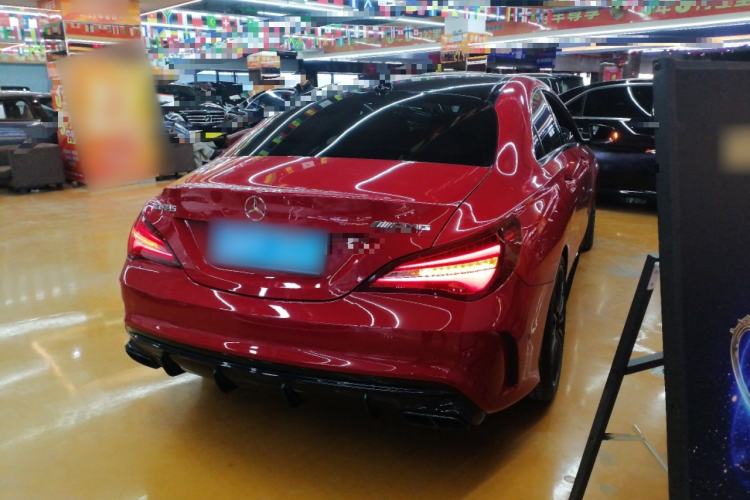 Used Mercedes-Benz CLA AMG 2017 Facelift AMG CLA 45 4MATIC Rear Right 45 Deg