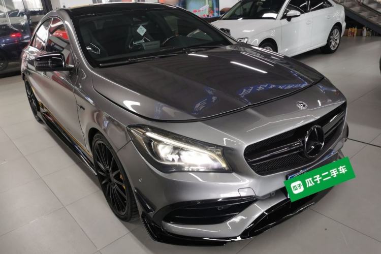 Used Mercedes-Benz CLA AMG 2017 Facelift AMG CLA 45 4MATIC Front Right 45 Deg