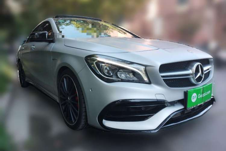 Used Mercedes-Benz CLA AMG 2017 Facelift AMG CLA 45 4MATIC Front Right 45 Deg
