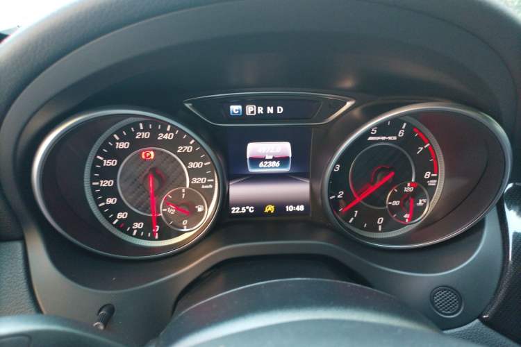 Used Mercedes-Benz CLA AMG 2017 Facelift AMG CLA 45 4MATIC Odometer Close Up