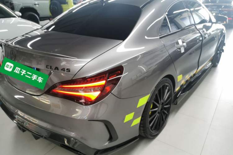 Used Mercedes-Benz CLA AMG 2017 Facelift AMG CLA 45 4MATIC Rear Right 45 Deg