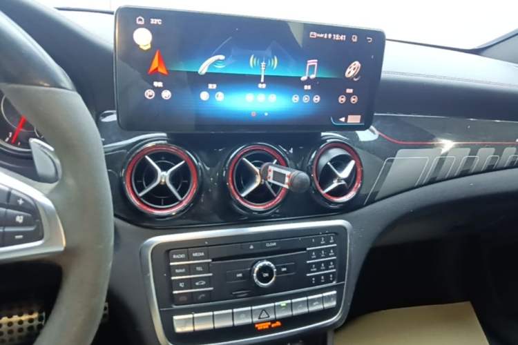Used Mercedes-Benz CLA AMG 2017 Facelift AMG CLA 45 4MATIC Audio And AC Panel