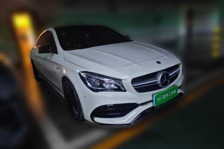 Used Mercedes-Benz CLA AMG 2017 Facelift AMG CLA 45 4MATIC Front Right 45 Deg
