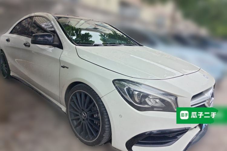 Used Mercedes-Benz CLA AMG 2017 Facelift AMG CLA 45 4MATIC Front Right 45 Deg