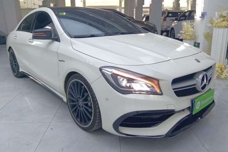 Used Mercedes-Benz CLA AMG 2017 Facelift AMG CLA 45 4MATIC Front Right 45 Deg